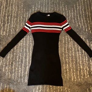 Black long sleeve dress